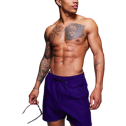 ASOS DESIGN Mid Length Swim Shorts - Navy