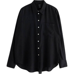 Lindex Linen Blend Shirt - Black