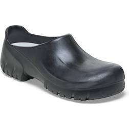 Birkenstock A640 Steel Toe Polyurethane Clogs - Black