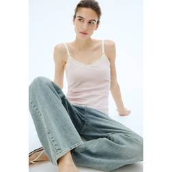 H&M Rosa MAMA Amningslinne i Bomull Size S