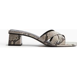 H&M Dame Beige Sandaler Med Blokhæl - Beige