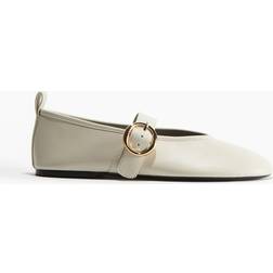 H&M Mary Jane Ballerinasko - Beige