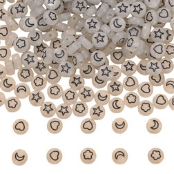 Shein 200pcs Glow In The Dark Heart & Star Pattern Bead
