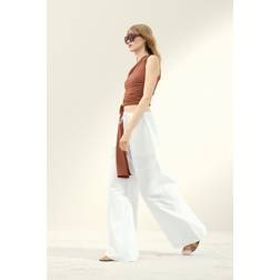 H&M Asymmetrisk Omlottopp - Orange