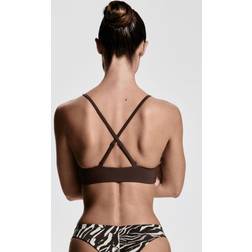 H&M Move Dam Brun Sportbikinitopp - Brun