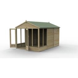 Forest Garden Forest Beckwood Shiplap Apex Summerhouse 8 x 12ft (Building Area )