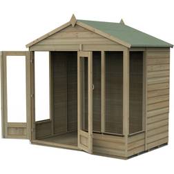 Forest Garden Forest Beckwood Shiplap Apex Summerhouse 7 x 5 ft (Building Area )