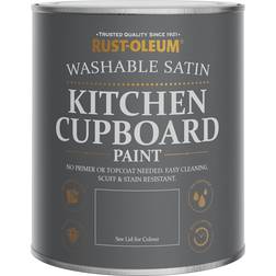 Rust-Oleum Winter Satin Kitchen 750Ml Wood Paint Winter Grey 0.75L