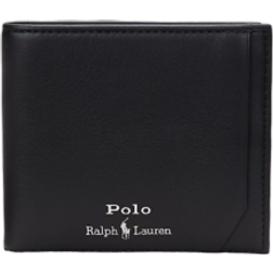 Polo Ralph Lauren Smooth Leather Billfold Wallet - Black