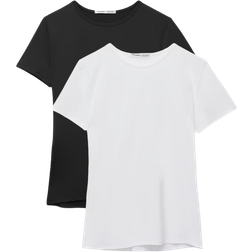 Pull&Bear Shirts 2-pack - Black/White