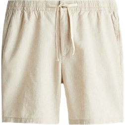 H&M Linen Blend Shorts - Cream