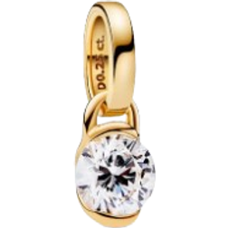 Pandora Talisman Lab Grown Infinity Pendant - Gold/Diamond