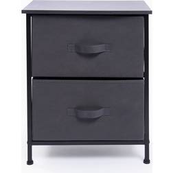 OHS Brooklyn Grey Bedside Table 30x45cm