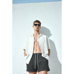 H&M Seersucker Swim Shorts - Black