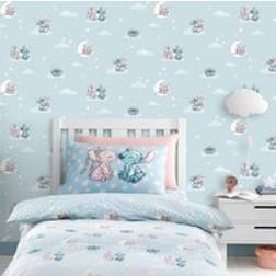 Dunelm Disney Stitch Blue Wallpaper