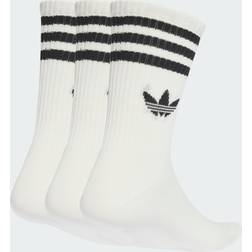 adidas 3-Stripes Crew Strumpor 3-pack - White