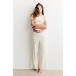 H&M Roomwit Pyjamabroek Met Pointelledessin - Roomwit