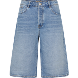 Mos Mosh Mathilde Organic Cotton Rich Denim Shorts - Mid Blue