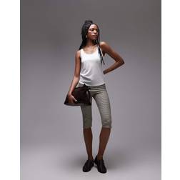 Topshop Slouchy Scoop Neck Vest - White
