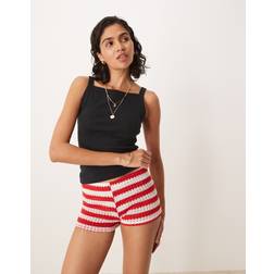 Abercrombie & Fitch Sort Ribstrikket Tanktop Med Høj Hals