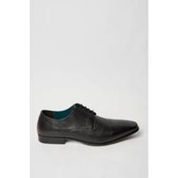 Burton Banks Smart Derby Shoes - Black