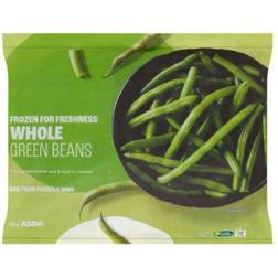 Asda Frozen for Freshness Whole Green Beans 750g 1pack