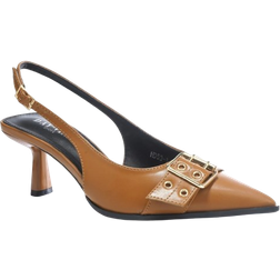 Klædeskabet Nicolette Slingback Stilettos - Camel