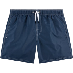 Sundek Iconic Taffeta Stretch Waist Swim Trunks - Navy