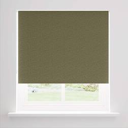 Dunelm Luna Olive Blackout Roller 61x162cm