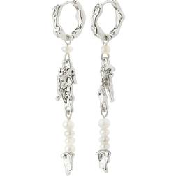 Pilgrim Niya Earrings - Silver/Pearls