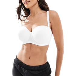 Dorina Michelle Fuller Bust Strapless Bandeau Bra - White
