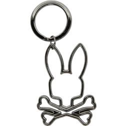 Psycho Bunny Outline Keychain - Black
