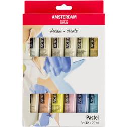 Amsterdam Standard Series Acrylic Paint Pastel Set 12x20ml