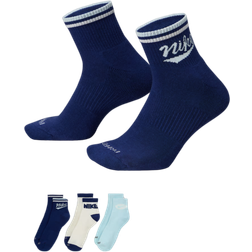 Nike Everyday Plus Ankle Socks 3-pack - Multi-Colour