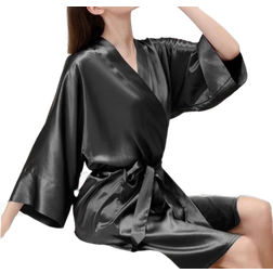 Silkzi Dressing Gown - Black