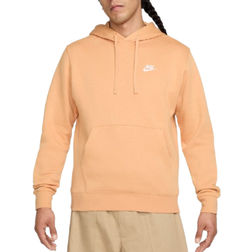 Nike Sportswear Club Fleece Pullover Hoodie - Copper Moon/White