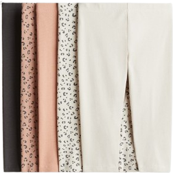 H&M 5-Pack Cotton Capri Leggings - Orange