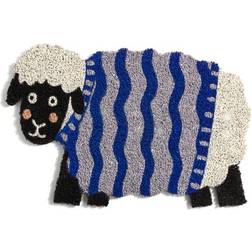 Dunelm Sheep Coir Doormat MultiColoured Multicolour 40x60cm