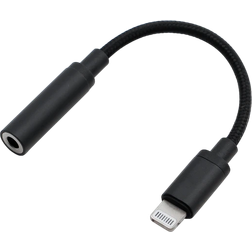 Dacota Platinum Lightning - 3.5mm M-F Black 0.1m
