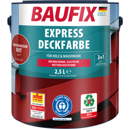 Baufix xxl-express-deckfarbe 5 Holzfarbe Scandinavian Red 5L