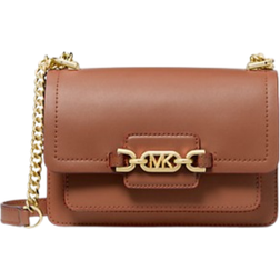 Michael Kors Heather Extra Small Leather Crossbody Bag - Luggage