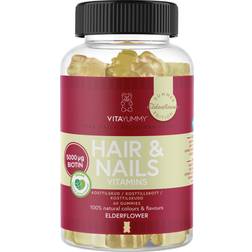 VitaYummy Hair & Nails Gummies Elderflower 60 pcs