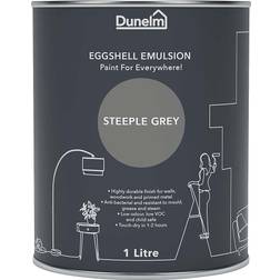 Dunelm Eggshell Emulsion Wall Paint, Radiator Paint Steeple Grey 1L