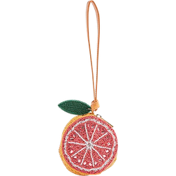 River Island Premium Beaded Grapefruit Bag - Orange