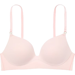 Victoria's Secret Dream Angels Smooth Wireless Push Up Plunge Bra - Purest Pink