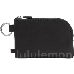 Lululemon Clippable Card Pouch - Black/Traverse Grey