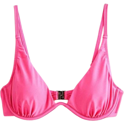 New Look Underwired Bikini Top - Bright Pink