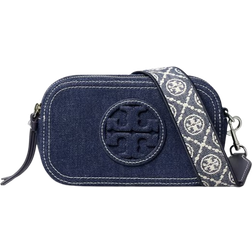 Tory Burch Mini Miller Denim Crossbody Bag - Royal Navy
