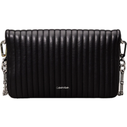 Calvin Klein Quilted Crossbody Bag - Pvh Black
