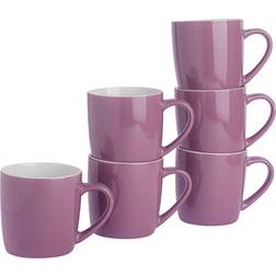 Argon Tableware 6x Coloured Tea Mug 35cl 6pcs